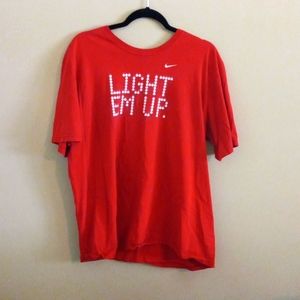 Nike Light Em Up Graphic T-shirt Red XL